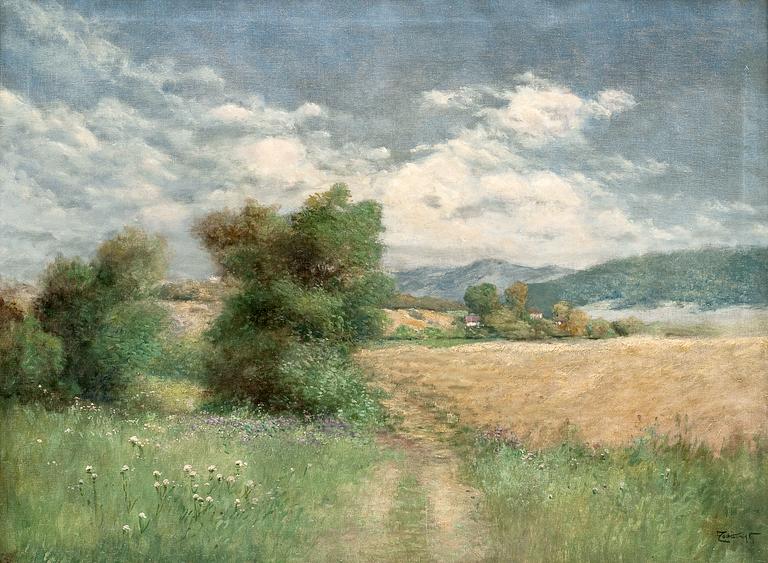 Gyula Zorkóczy, SUMMER LANDSCAPE.