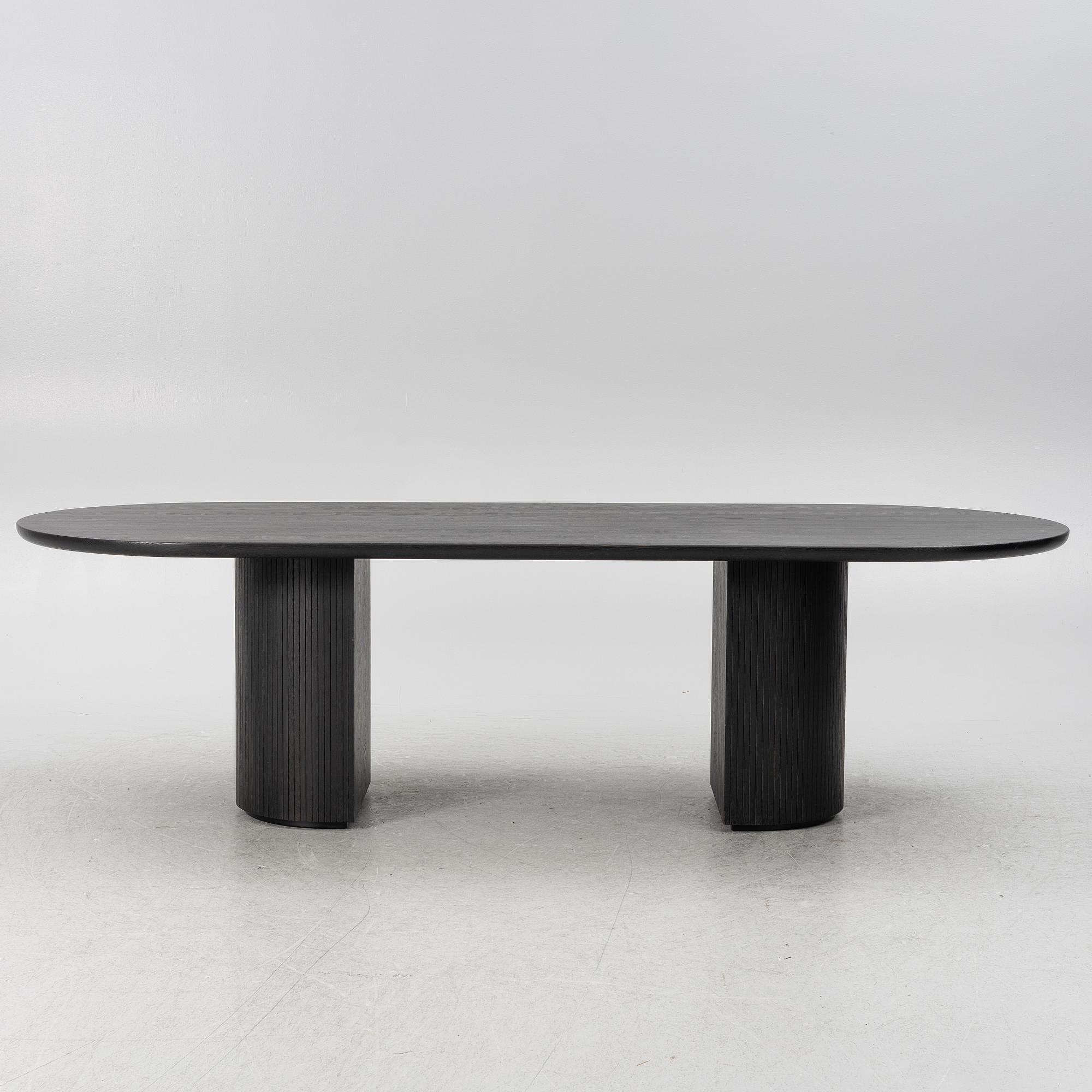 Space Copenhagen, dining table, "Moon", GUBI, Denmark.