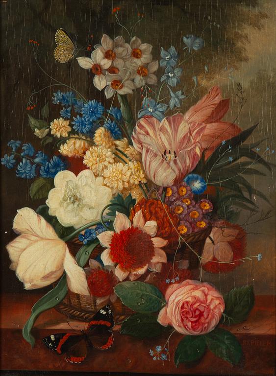 Unknown artist 18th/19th century, copy after the 17th century. Flower still life.