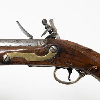 Flinlåspistol, brittisk, 1800-talets början,.