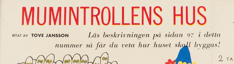 Tove Jansson, paperitalo "Muumitalo", 1957.