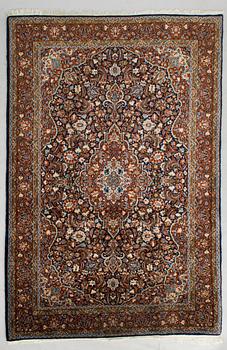 A Moud rug, eastern Iran, signed, approx. 151 x 230 cm.
