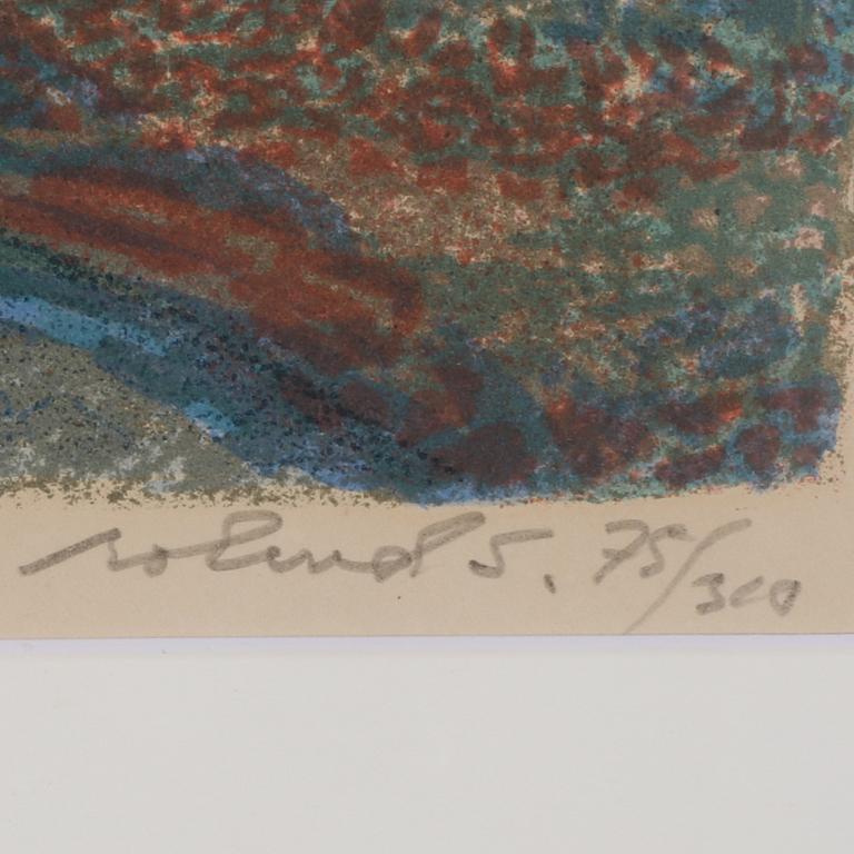ROLAND SVENSSON, färglitografi, signerad och numrerad 75/310.