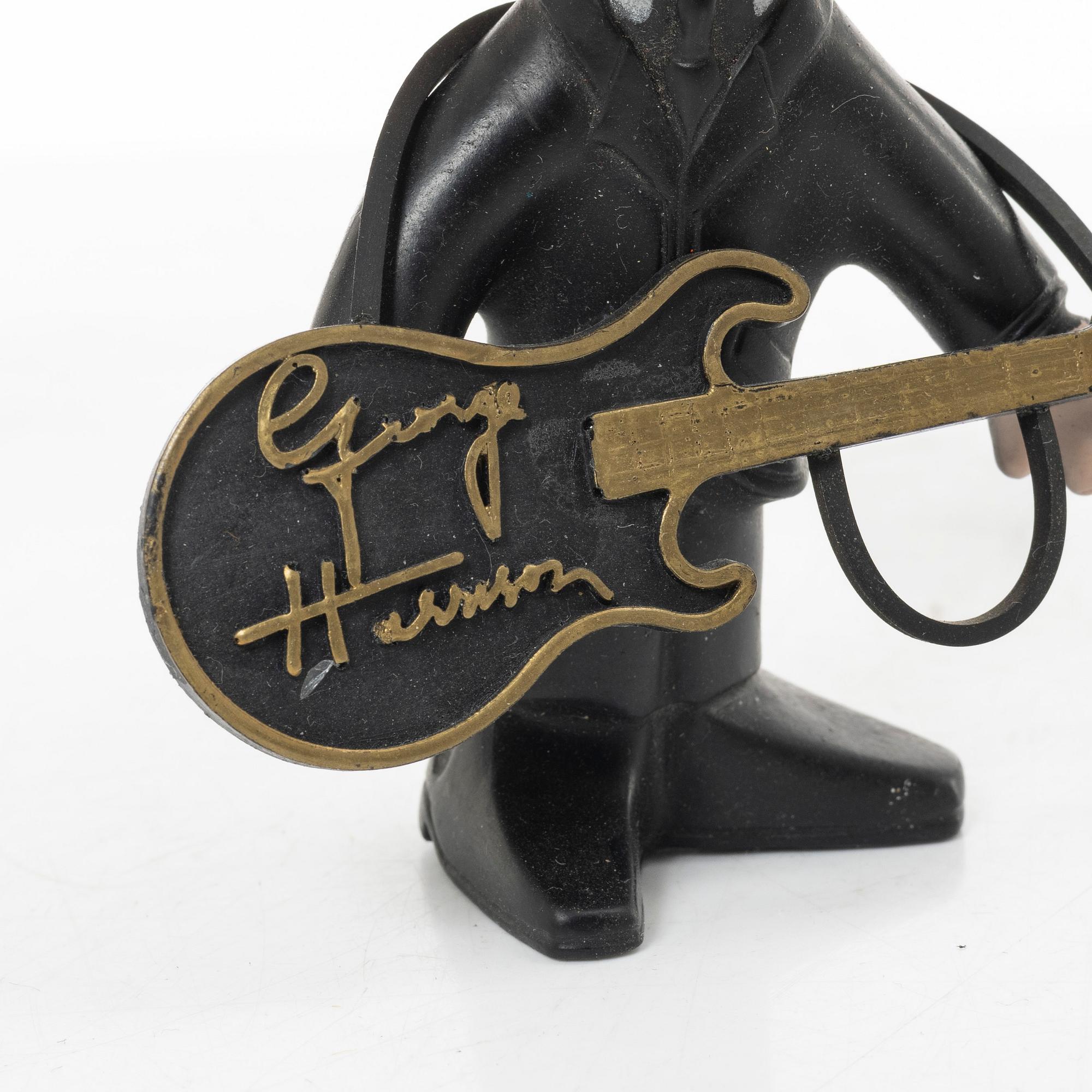 The Beatles, collectible figures, 3 pcs., NEMS Enterprises, 1960s, England.