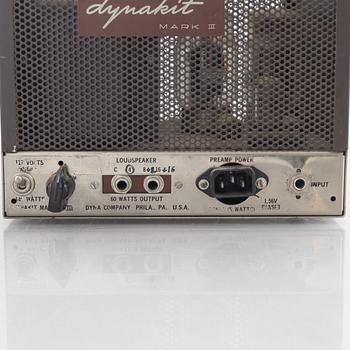 Dynaco, "Dynakit Mark 3", tube amplifier, a pair, USA, 1960s/70s.