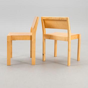 A set of four 1940s/1950s '611' children chairs for Artek, Finland.