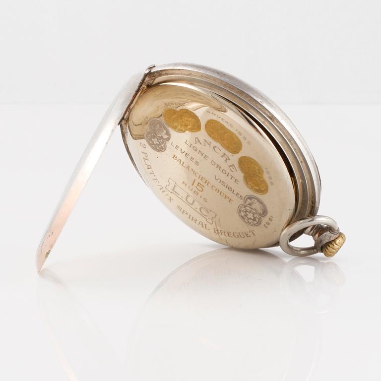FICKUR, delvis silver, LUC, 1900-talets första hälft.