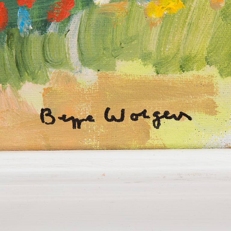 BEPPE WOLGERS, oil on canvas, signed.