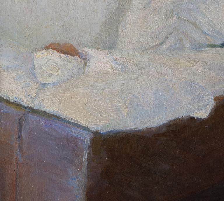 Marie Martha Krøyer, "Italienska med barn" (Modersglädje).