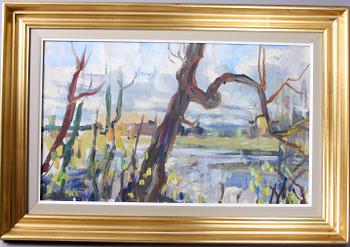 CARL GUNNE, olja på duk, sign och dat -54.