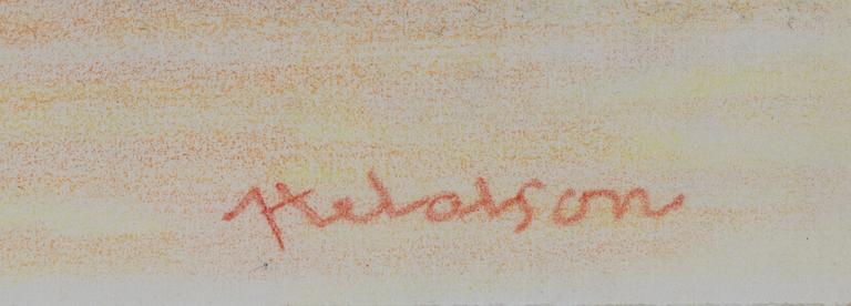 Axel Olson, I hamnen.