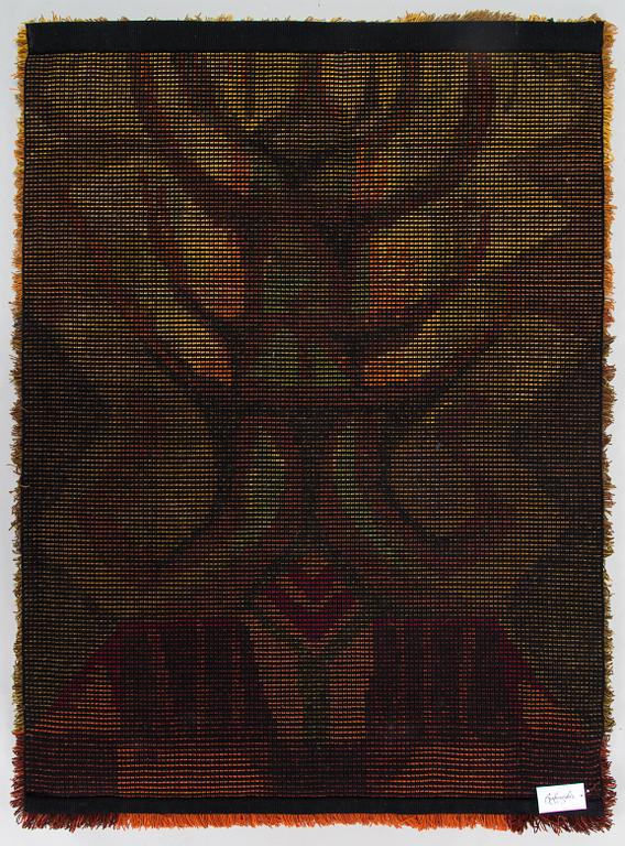 Lilli Kollin, A Finnish rya rug for Neovius. Circa 165x122 cm.