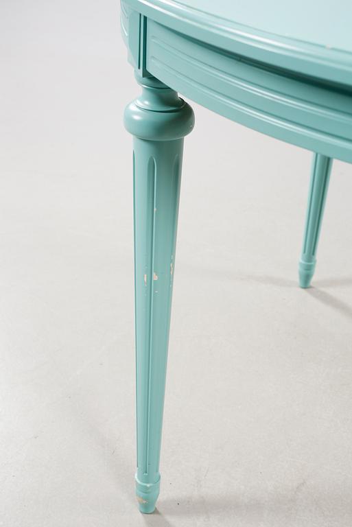 MATGRUPP, 7 delar, Gustaviansk stil, omkring 1900-talets mitt.