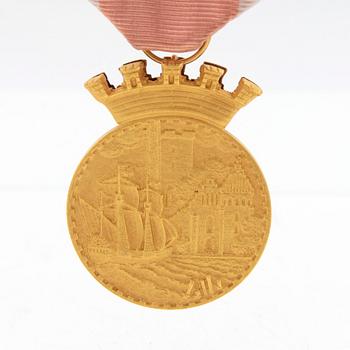 Medal, 18k gold, 1959.