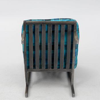 Florence Knoll, three 'Parallel Bar' armchairs, Knoll, likely for Nordiska Kompaniet, second half of the 20th Century.
