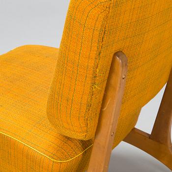 Oiva Parviainen, a mid-20th century 'Susanna' armchair for Lahden Lepokalusto, Finland.