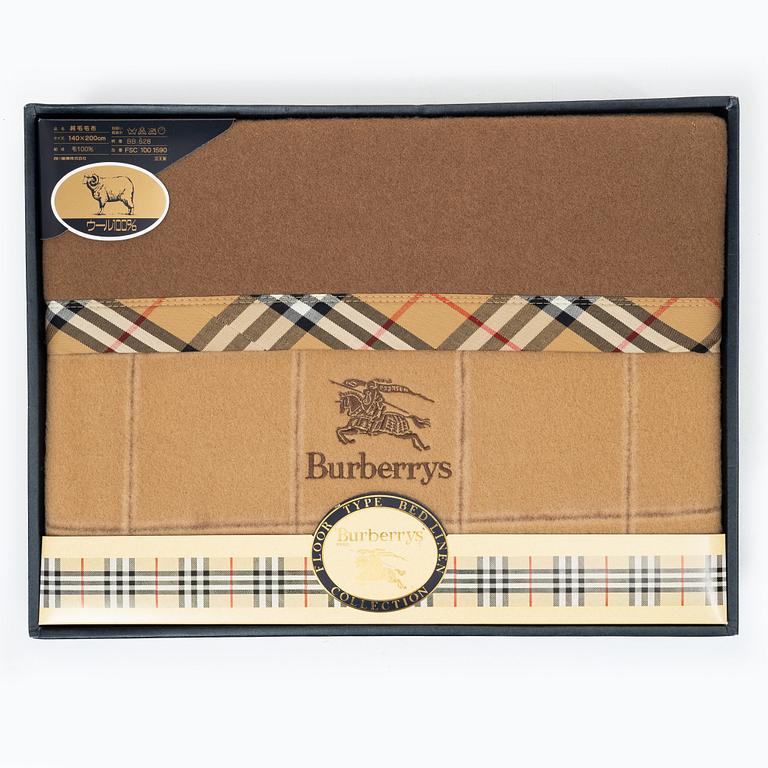 Burberry, blanket/bedspread.