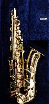 SAXOFON, mässing, Conn, Märkt "N193662", troligen 1980-tal.