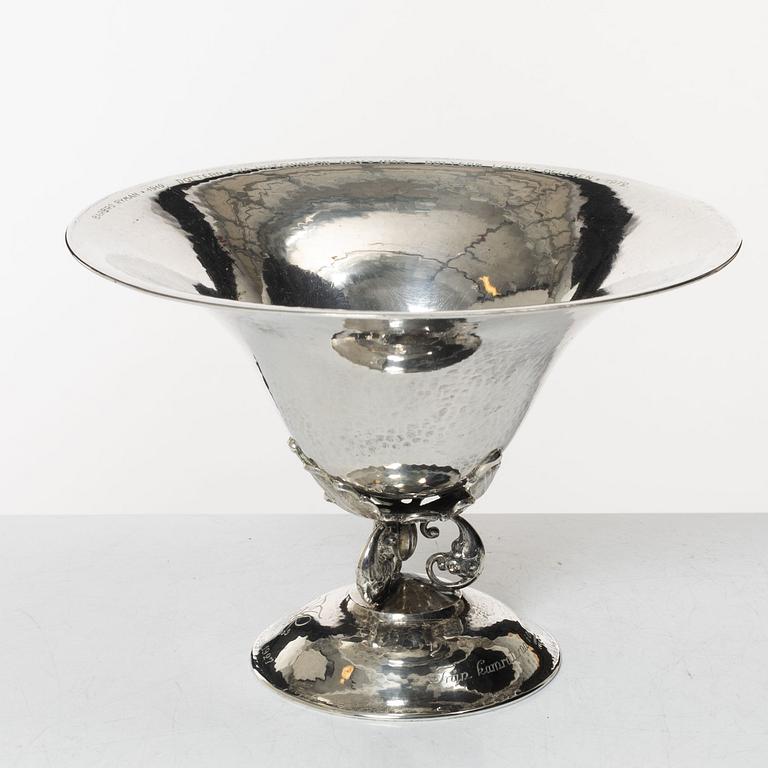 A Swedish silver bowl, mark of K. Anderson, Stockholm 1927.
