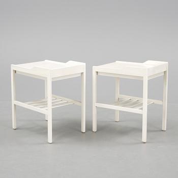 SÄNGBORD, ett par, Bertil Fridhagen, Bodafors, 1960-tal.