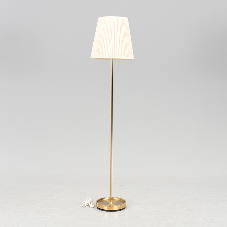 A floor lamp, brass, Fagerhults, Sweden, 20 th century.