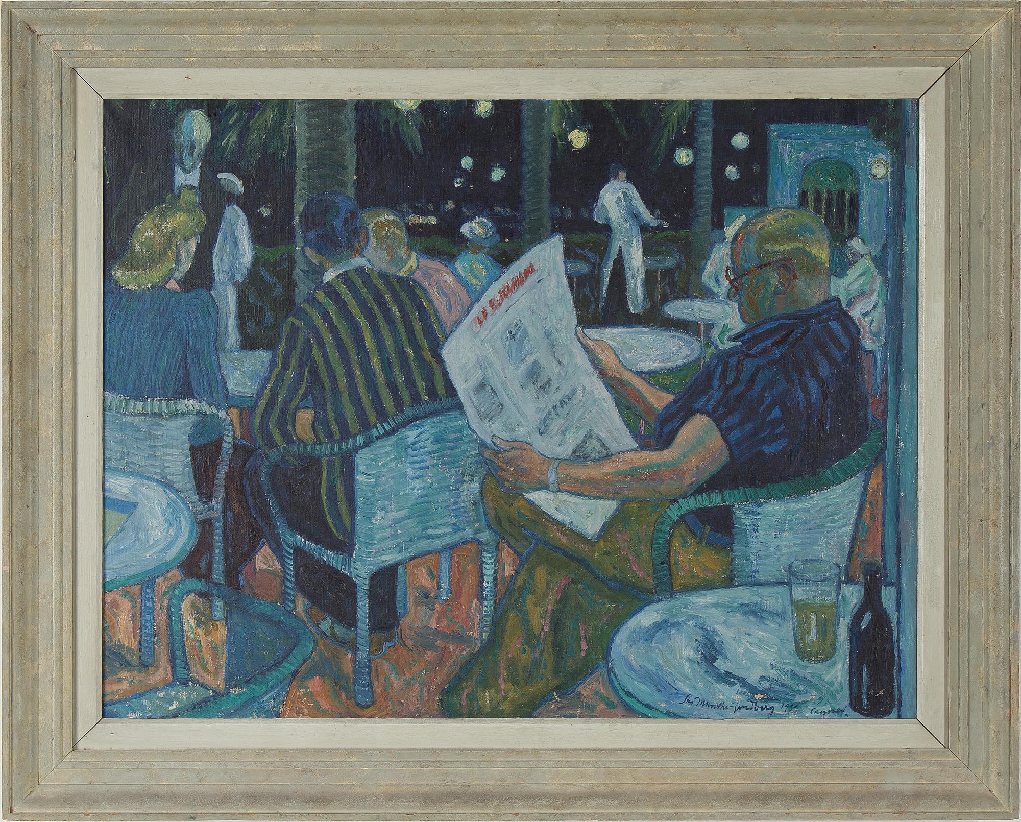 STIG MUNTHE-SANDBERG, oil on canvas, signed and dated 1939.