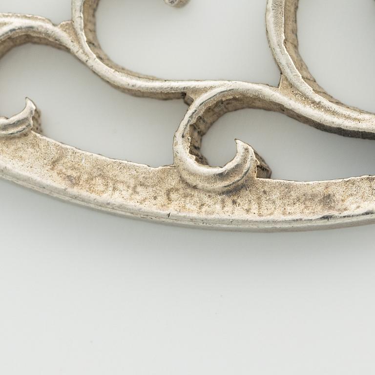 pendant, silver, Stockholm 1946.