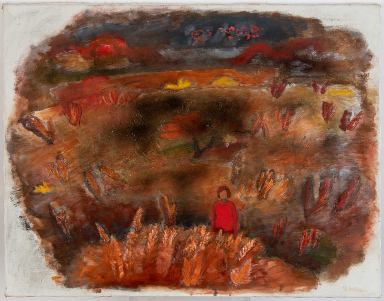Ingegerd Möller, oil on canvas. Signed.