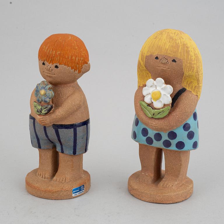 Lisa Larson, four stoneware figurines for Gustavsberg. Designed 1972.