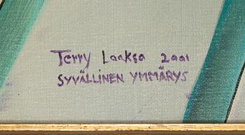 Terry Laakso, olja på duk, signerad och daterad 2001.