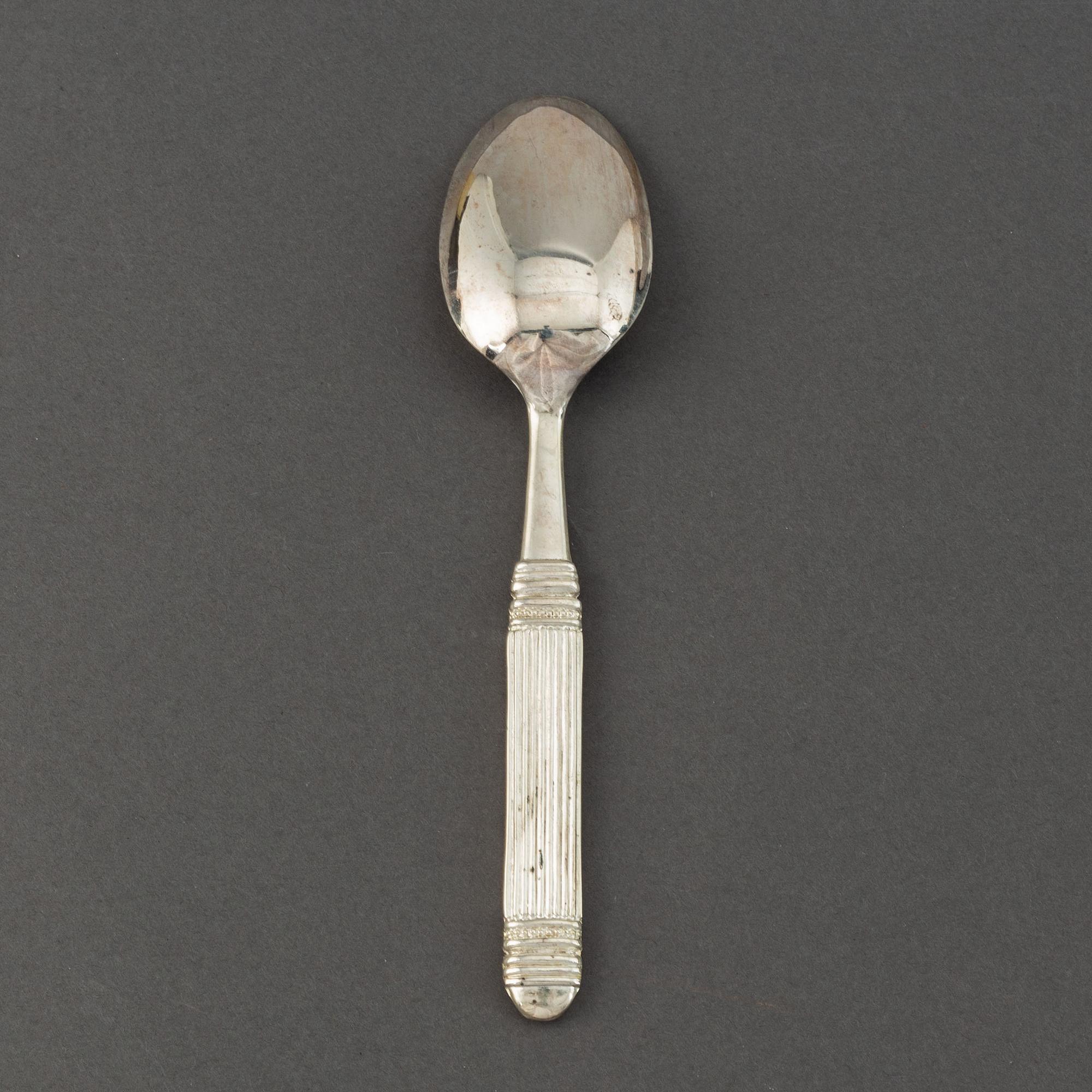 Jens Quistgaard, bestickservis "Champagne", 78 delar, sterling silver, A. Dragsted, Köpenhamn, 1950-tal.