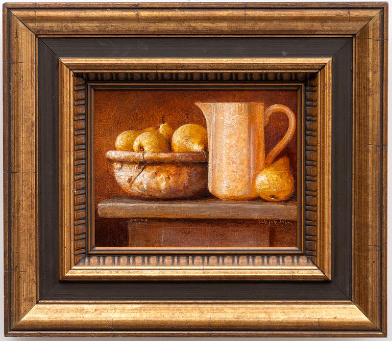 Fritz Jakobsson, Still Life with a Jug and Fruit Bowl.