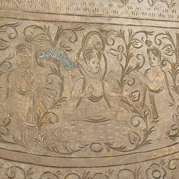 A tray table, North Africa, early 20th Century.