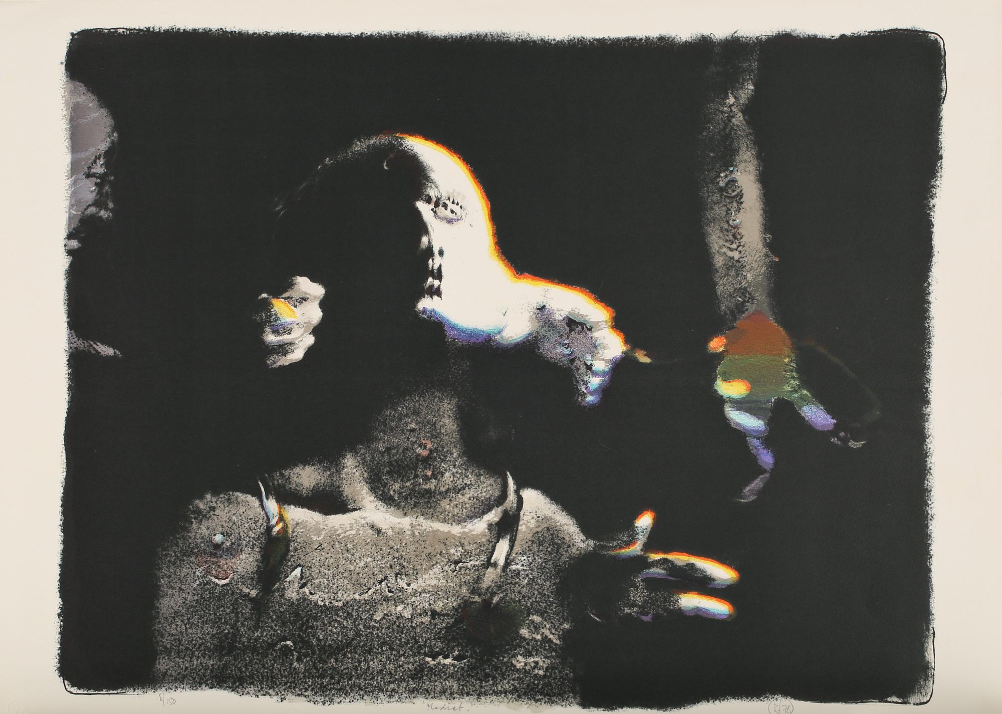 ROJ FRIBERG, färglitografi, monogramsignerad, numrerad 8/150 och daterad -78.