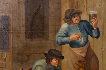 Unknown artist, 18th century, Outside the inn.