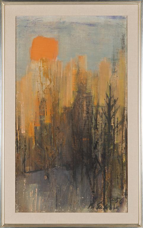 Kalle Eskola, Metsä auringonlaskussa.