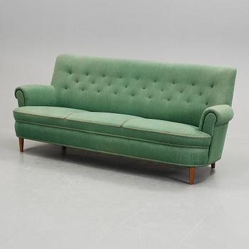 SOFFA, "Hemmakväll" Carl Malmsten, omkring 1900-talets mitt.