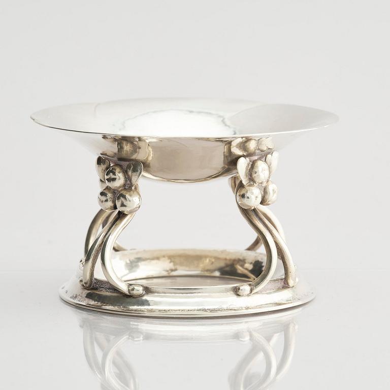 Georg Jensen, a silver bowl, design no 15, Copenhagen 1915-1919.