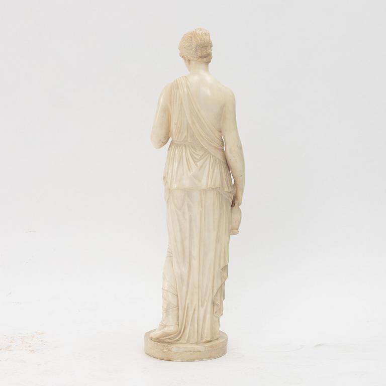 Skulptur, alabaster, 1900-tal.