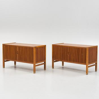 Carl-Axel Acking, likely, a pair of sideboards, Svenska Möbelfabrikerna, Bodafors, mid-20th century.