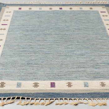 INGEGERD SILOW, carpet, flat weave,  signed IS (Ingegerd Silow), ca 242 x 169 cm.