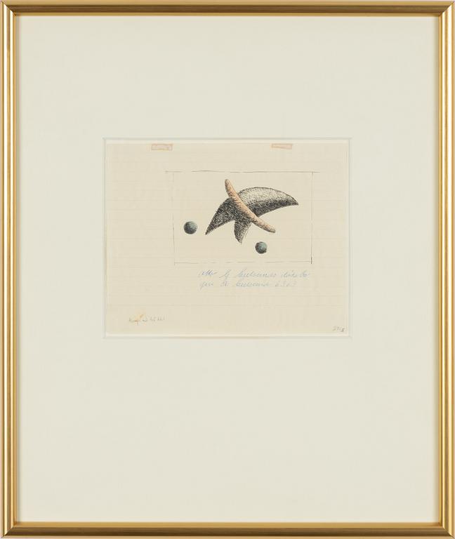 Otto G Carlsund, Composition with two balls.