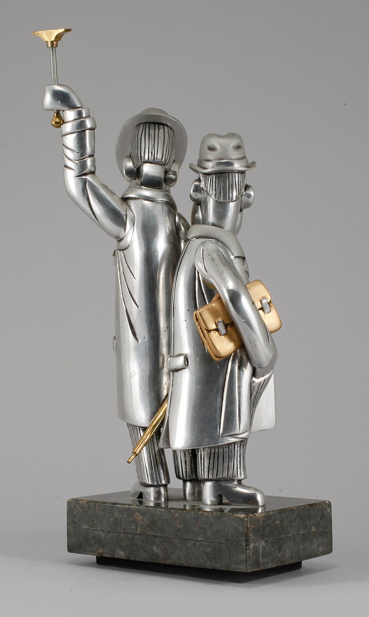 FRANK MEISLER, skulptur, metall, signerad och numrerad 711480.