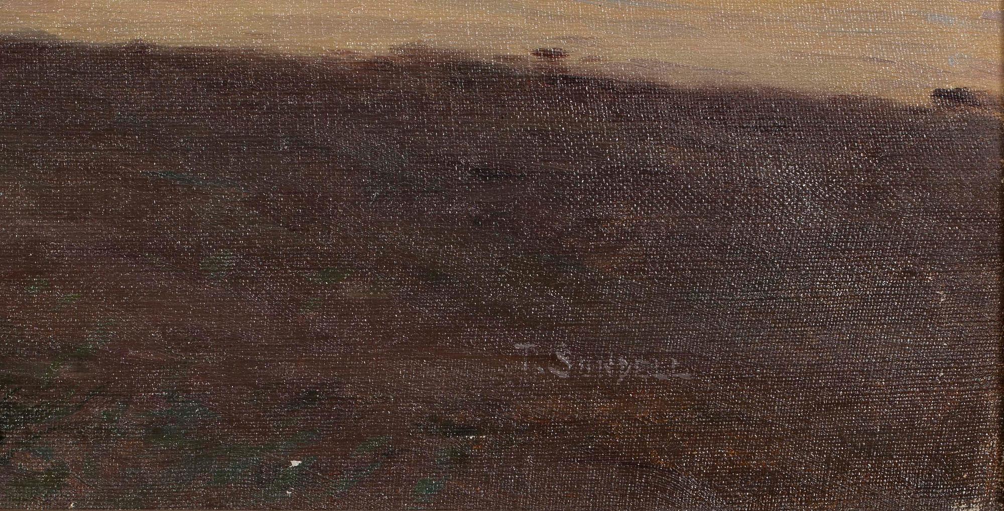 THURE SUNDELL, olja på duk, sign.