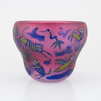 Ulrica Hydman-Vallien, vas, glas, Kosta Boda, unik.