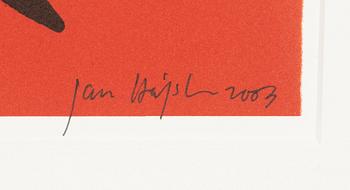 Jan Håfström, lithograph in colours, 2003, signed 1460/2000.