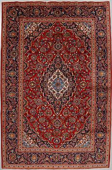 A CARPET FROM KESHAN, c. 355x240 cm.