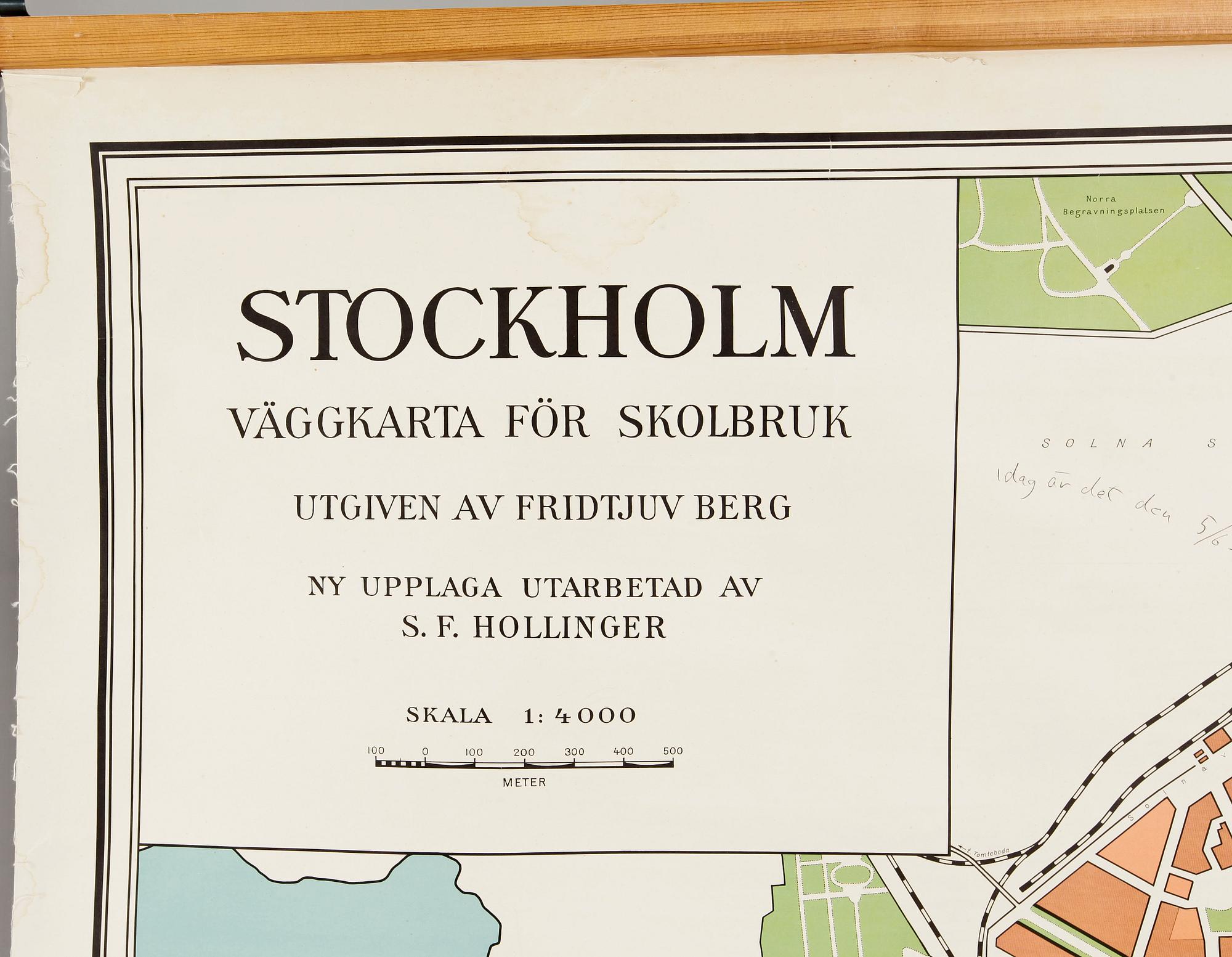 SKOLKARTA, 1930-tal.