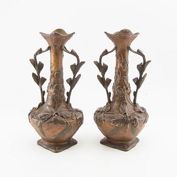 Vases, a pair, France, first half of the 20th century.