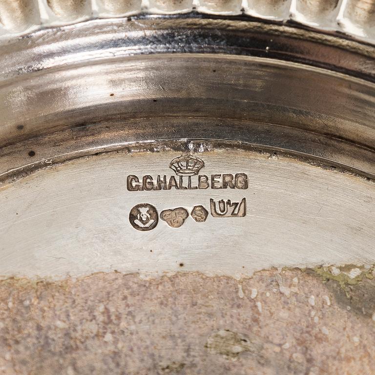 C.G. Hallberg, Malja, hopeaa, Tukholma 1922.